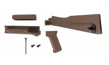 Arsenal FDE Warsaw Length Stock Set for Stamped Receivers with Hardware