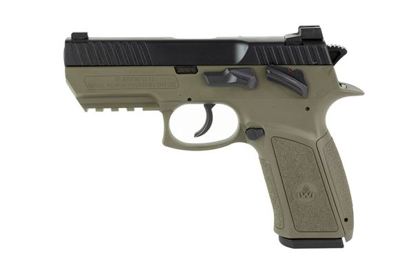 Picture of IWI JERICHO 941 ENHANCED Mid-Size Polymer Frame Pistol 9mm Luger 3.8" Barrel (2x)16RD Mag OD Green