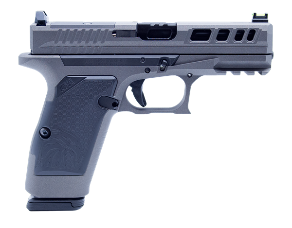 LFA LF AMPX 9mm Pistol Tungsten G19X Frame with 50rd KCI Drum Mag