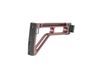Arsenal Side Folding Plum Stock Assembly Machined Hard Anodized Aluminum