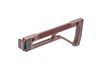Arsenal Side Folding Plum Stock Assembly Machined Hard Anodized Aluminum