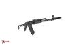 Arsenal SAM7SF 7.62x39mm Semi-Auto AK-47 Rifle with Aluminum Side Folding Stock and Arsenal Hard Case Black