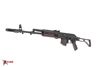 Arsenal SAM7SF 7.62x39mm Semi-Auto AK-47 Rifle with Aluminum Side Folding Stock and Arsenal Hard Case Plum