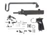 Picture of VZ 61 Skorpion parts kit, includes all components, except receiver, Painted, black grip